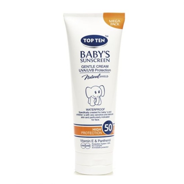 TOP TEN BABY SUN MLEKO ZA SUNČANJE SPF 50 - Online Apoteka TOP TEN BABY SUN MLEKO ZA SUNČANJE SPF 50